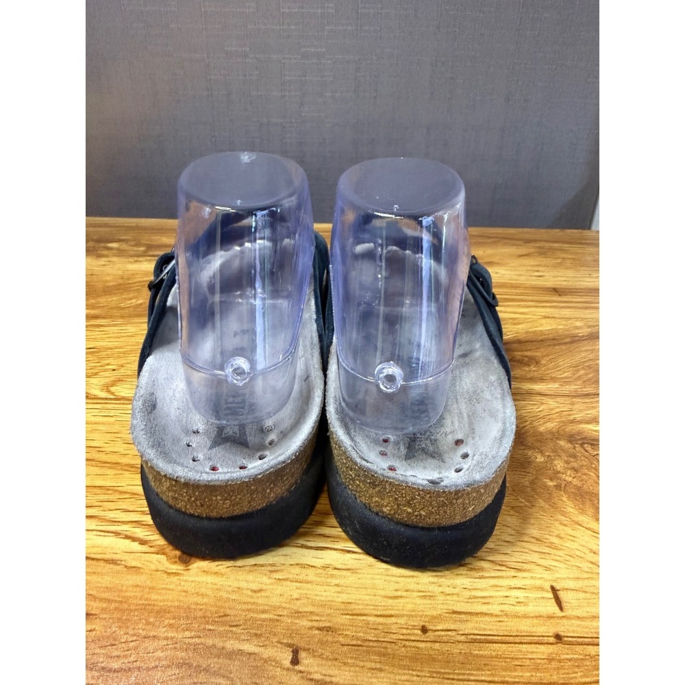 Mephisto Women's Helen Navy Blue Nubuck Leather Cork Footbed Sandals Size US 11 - Picture 8 of 10